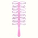 Low Allergenic 8-Piece Eyebrow Stencil Set - Silicone Brushes, ABS Plastic Handles - Perfect for All Skin Types