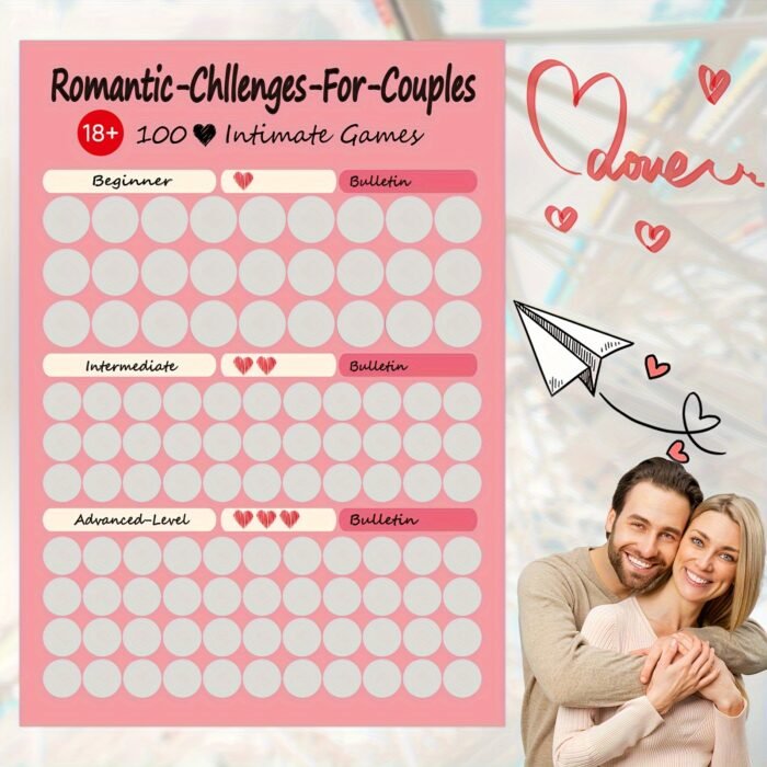 104pcs Couples' Scratch-Off Game Cards - Romantic, Fun for Bonding, Indoor/Outdoor | Surprise Suggestions - Image 9