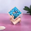 Magic Cube Photo Frame - DIY Creative Handmade Wooden Keepsake, Unique Foldable Collage Movie Theme Square Shape, Innovative Crafted Material for Parental Celebration Gift, Landscape Layout, Desktop Setup, Durable