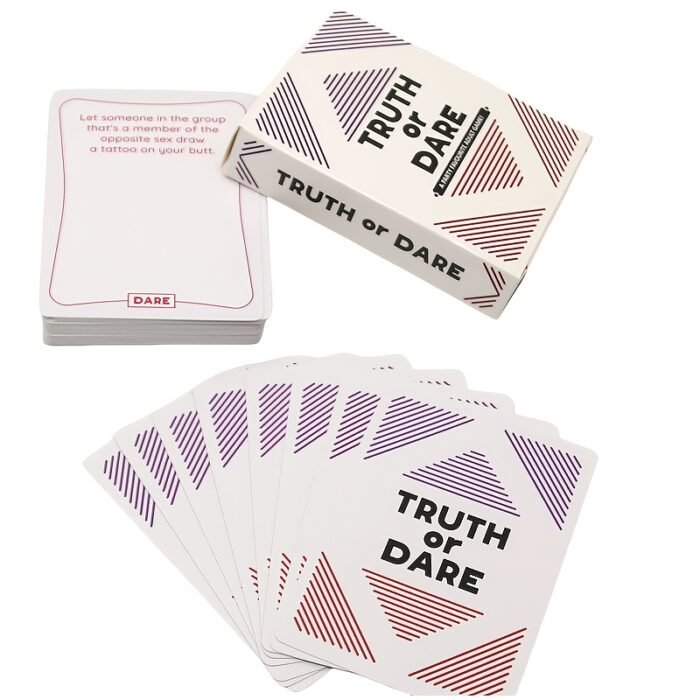Truth or Dare: Ultimate Party Card Game for Adults – Fun Conversation Starter, Brain-Boosting & Exciting Tabletop Adventure, Perfect Holiday Gift for Parties & Social Gatherings, Party Games for Grown Ups - Image 7