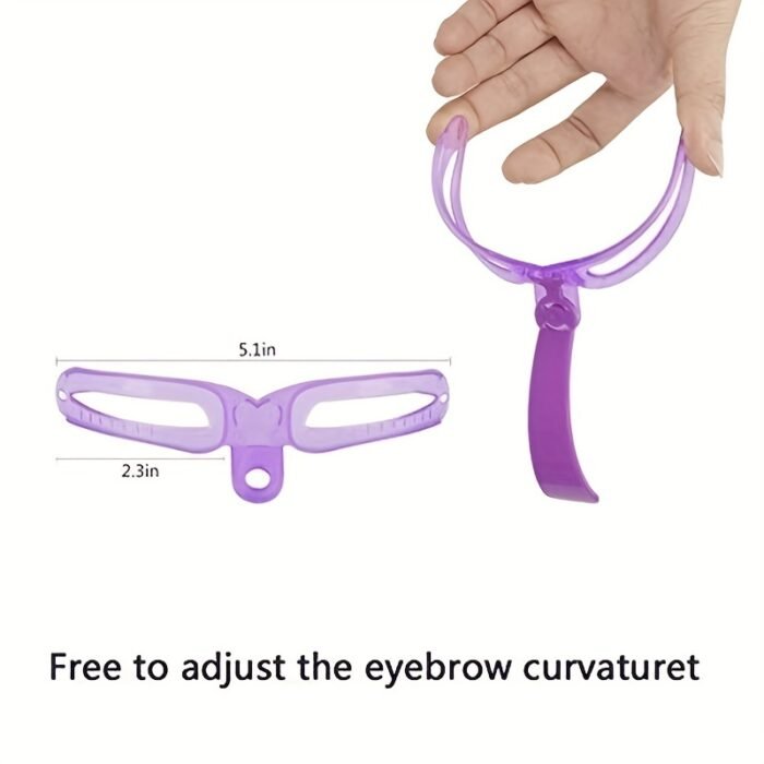 Low Allergenic 8-Piece Eyebrow Stencil Set - Silicone Brushes, ABS Plastic Handles - Perfect for All Skin Types - Image 10