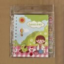 Frosted Hand Ledger Sticker, Cartoon Girl & Heart Design, Free Cutting, Durable Polyethylene Terephthalate, Mixed Color, Perfect for Students & Gifts
