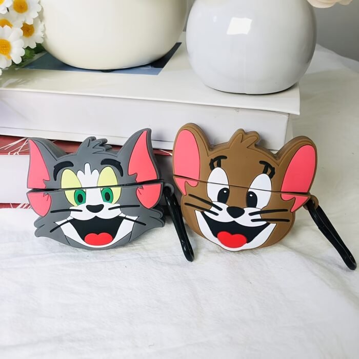 [Tom & Jerry Earbuds Case] Compatible with AirPods Pro & Pro 2, Cute Cartoon Shell Design, Portable, Official Warner Bros. Licensed Accessory, 1pc - Image 8