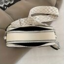 Women's Adjustable Crossbody Bag with Paris Letter Print - Minimalist Shoulder Bag, Zipper Closure & Polyester Lining, Black Casual Everyday Handbag