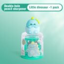 Mini Multifunctional Double-Hole Cute Cartoon Portable Manual Pencil Sharpener Gift