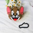 [Tom & Jerry Earbuds Case] Compatible with AirPods Pro & Pro 2, Cute Cartoon Shell Design, Portable, Official Warner Bros. Licensed Accessory, 1pc