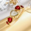 New Women's Watch with Minimalist Multicolor Elegant Dial, Alloy Quartz Movement, Suitable for Daily Wear and Birthday Gift Choice