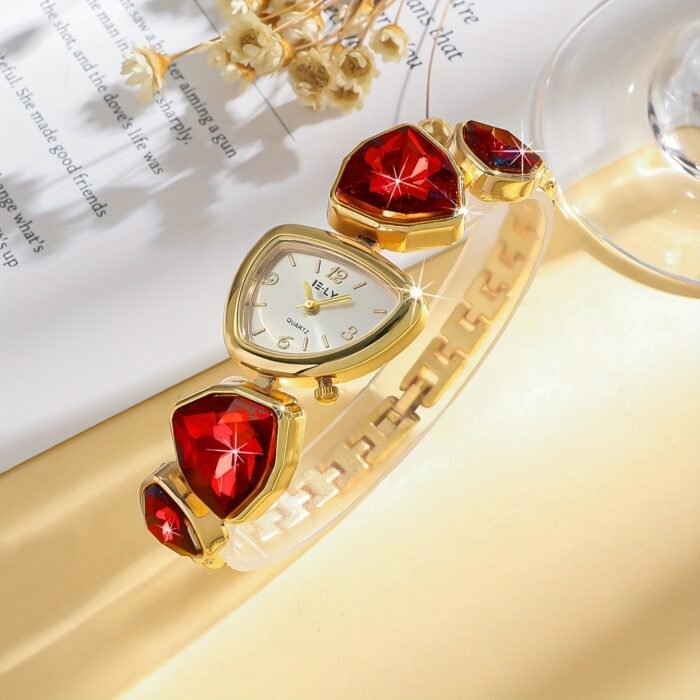 New Women's Watch with Minimalist Multicolor Elegant Dial, Alloy Quartz Movement, Suitable for Daily Wear and Birthday Gift Choice - Image 10