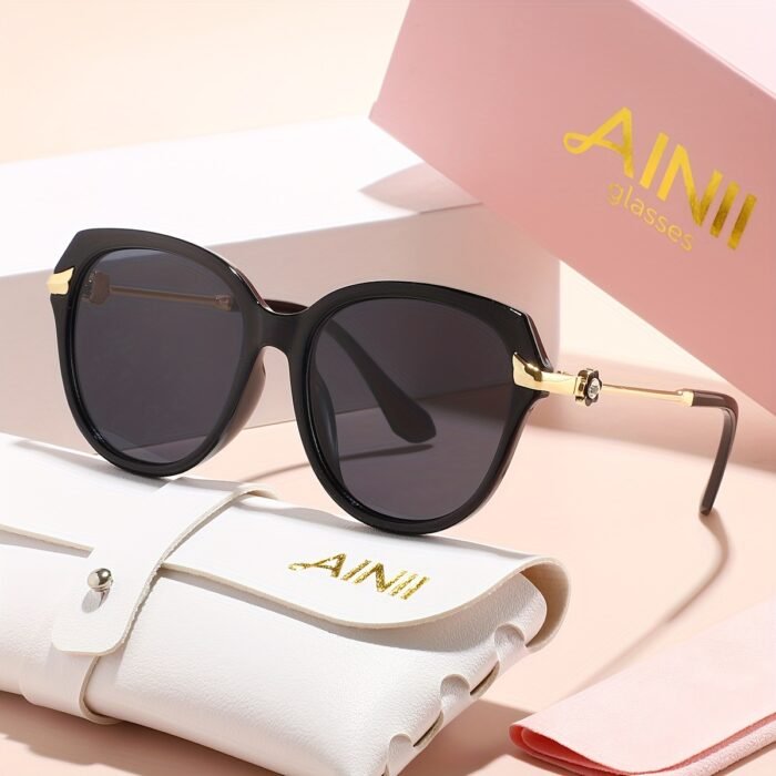 Retro European And American Cat-Eye Frames for Women, Available in Multiple Colors, Trendy And Versatile, Lightweight Frames Perfect for Street Photography, Making Them an Ideal Gift. - Image 2