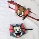 [Tom & Jerry Earbuds Case] Compatible with AirPods Pro & Pro 2, Cute Cartoon Shell Design, Portable, Official Warner Bros. Licensed Accessory, 1pc