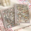 16 Sheets Cute Animal Stickers Notebook - Adorable Cartoon Animal Designs, Self-Adhesive, Mixed Colors, Perfect for Scrapbooking, DIY Projects, and Personalizing Gifts, Scrapbooking Supplies|Playful Design|Glossy Finish