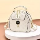 Stylish Black Crossbody Bag with Cat Pendant Charm, Detachable Shoulder Strap, and Golden-Tone Hardware - Perfect for Travel, Daily Use, and Shopping, Travel Bag|Chic Accessory|Polyester Lined Bag