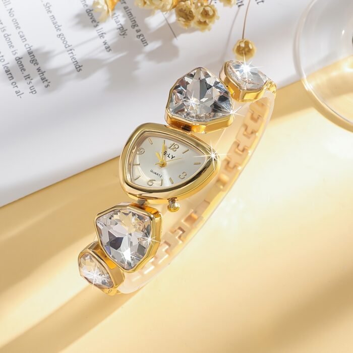 New Women's Watch with Minimalist Multicolor Elegant Dial, Alloy Quartz Movement, Suitable for Daily Wear and Birthday Gift Choice - Image 3
