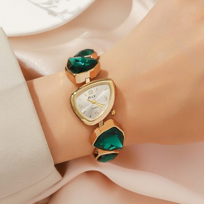New Women's Watch with Minimalist Multicolor Elegant Dial, Alloy Quartz Movement, Suitable for Daily Wear and Birthday Gift Choice - Image 9