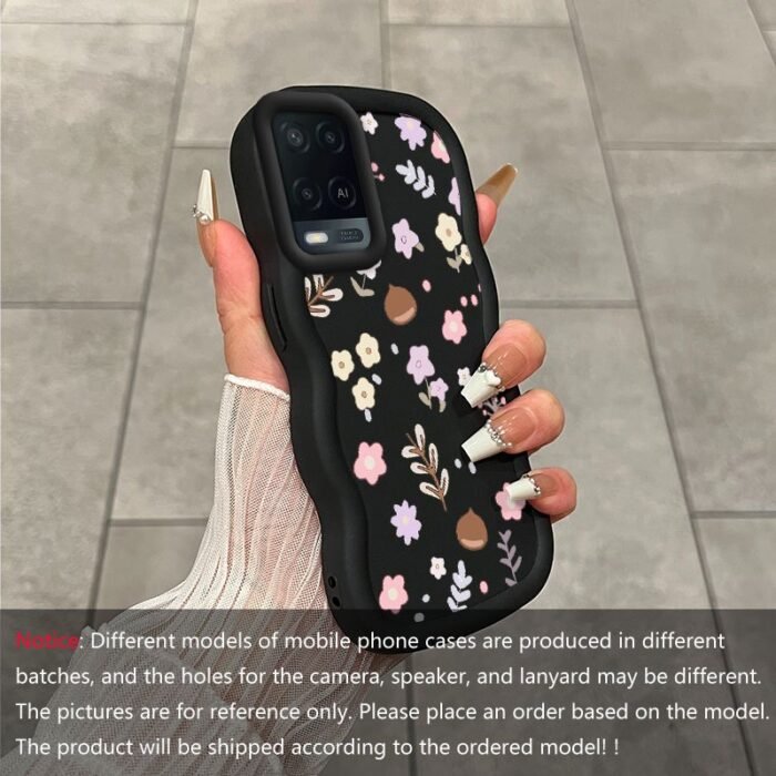 A54 4G LOVELY BEAR Flexible Case for OPPO A54 4G with Impact Resistant And Bracelet Features Suitable for Casual - Image 3
