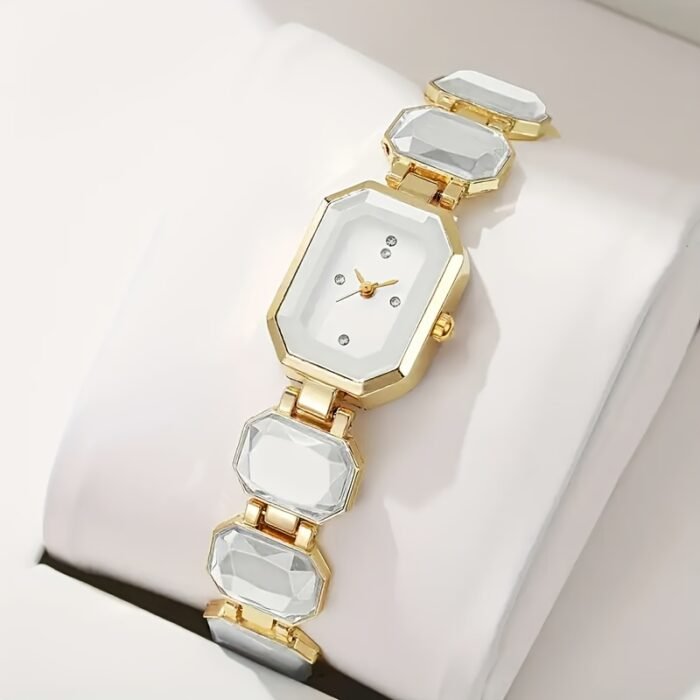Classic Timepiece, Elegant Companion: Trendy Unisex Quartz Watch Set - Perfect for Travel, Work, and Gatherings, Ideal Gift for Loved Ones and Friends, Formal Occasions, Party Accessory, Sophisticated Look, Fashionable Jewelry, Shockresistant Movement, Durable Alloy Case, Luxury Wristwatch, Fashion Lovers - Image 8