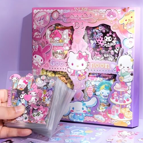 Special Offer Genuine Sanrio Hello Kitty & Friends PET Stickers - Waterproof Cartoon and Animal Designs, Unique Collection for Scrapbooking, DIY Projects, Water Bottle Decals, Journal Decoration, Playful Graphics, Kawaii Designs, Durable Adhesive, Glossy Finish, Themed Decals, Craft Enthusiasts, Stationery Collectors