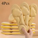4pcs Unisex 6D Cloud Shoe Insoles, Thick Soft and Comfortable Breathable Insoles for Sports and Casual Wear, Memory Foam Material