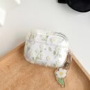 Floral Earphone Case Suitable for AirPods Pro/Pro 2, for Apple Wireless 123rd Generation Earphone Cover Compatible with New for airpods Pro 3, Travel Accessory, Aesthetic Protection, Snug Fit, Protective Sleeve, Tech Enthusiasts