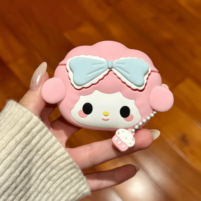 The 3D Pink Lamb Melody Is Compatible with The New 4Th Generation of for apple for airpods Wireless Earphone Case, for AirPods 1/2/3 Silicone Soft Case, And for airpods Pro/Pro 2, Airpod/epod/pod Case, Earphone Case - Image 10