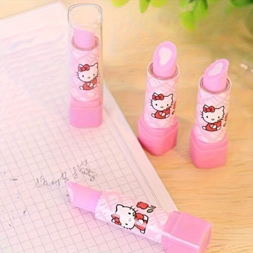 2pcs Sanrio for hello kitty Erasers - Cute Cartoon Design, No-Sharpening, PVC Material, Perfect for Christmas, Halloween, and Thanksgiving Gifts, Gift for Students|Playful Design|PVC Erasers