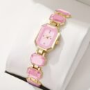 Classic Timepiece, Elegant Companion: Trendy Unisex Quartz Watch Set - Perfect for Travel, Work, and Gatherings, Ideal Gift for Loved Ones and Friends, Formal Occasions, Party Accessory, Sophisticated Look, Fashionable Jewelry, Shockresistant Movement, Durable Alloy Case, Luxury Wristwatch, Fashion Lovers