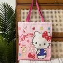 1pc Sanrio for hello kitty for my melody for kuromi for cinnamoroll Cute Cartoon Large Capacity Tote Bag, Foldable Shoulder Bag with Fixed Strap, Open Closure, Unlined, for Daily Commute, Laptop Bag, Small Gift Prize, Computer Bag, Sanrio