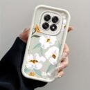 Retro Camellia Flower Phone Case Suitable for OPPO F29/F29 Pro Soft TPU Shockproof Full Coverage Back Cover Protective Phone Shell