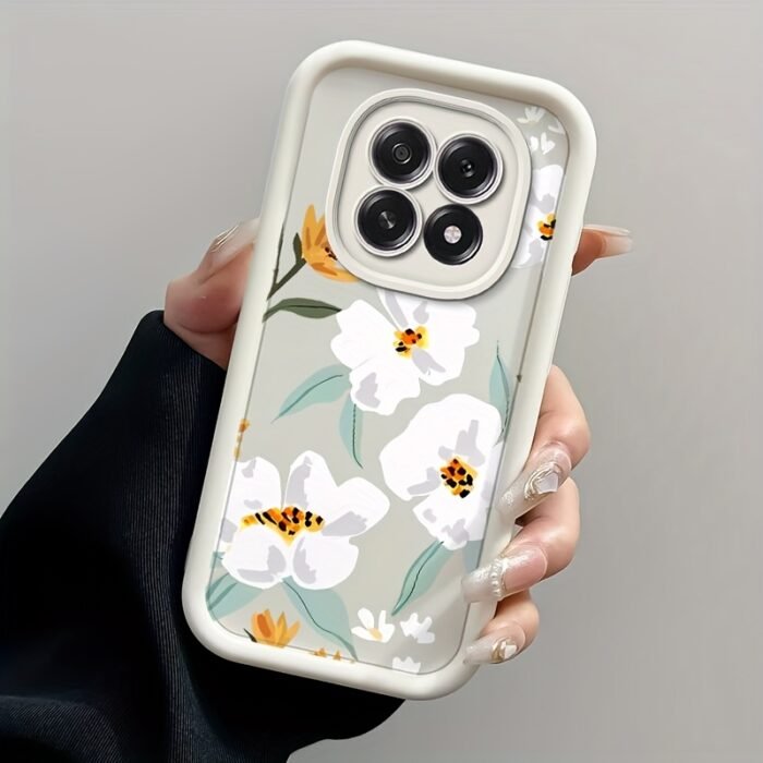 Retro Camellia Flower Phone Case Suitable for OPPO F29/F29 Pro Soft TPU Shockproof Full Coverage Back Cover Protective Phone Shell - Image 7