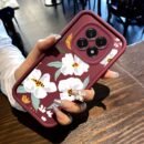 Retro Camellia Flower Phone Case Suitable for OPPO F29/F29 Pro Soft TPU Shockproof Full Coverage Back Cover Protective Phone Shell