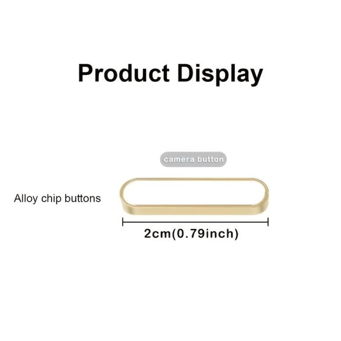 for iPhone 16/16 Plus/16 Pro/16 Pro Max, No Battery, Compatible with All Cases, for iPhone 16 Series Camera Button Protector, for iPhone 16 Series Universal Camera Control Button Protector, High Hardness Glass HD Protective Case, Aluminum Alloy, with Zoom/Click/Slide - Image 2