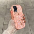 A54 4G LOVELY BEAR Flexible Case for OPPO A54 4G with Impact Resistant And Bracelet Features Suitable for Casual