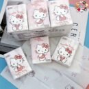 1/9 Pack Sanrio for hello kitty Tissues - Cute Pink & White Design with Hearts, 8pcs Travel-Sized Portable Facial Tissues for Home, Kitchen, Outdoor, and On-the-Go Use, Kitchen Essentials, Playful Design, Soft Texture