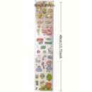 20 sheets (lots of pcs)Cute Cartoon PET Decals - DIY Transparent Stickers for Laptop Decoration, Water Bottles, Helmet& More - Versatile Adhesive Decor