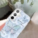 Beautiful Butterfly Phone Case Suitable for Samsung Galaxy A02 A03S A04 A05S A06 A13 A14 A15 A16 5G A21S A22 A23 A24 A25 A26 A32 A34 A35 A36 A50 A52 A53 A54 A55 A56 A73 S21 Ultra S22 Plus S23+ S24 FE S48 Cartoon Transparent Anti-Fall Full Coverage TPU Soft Shockproof Protective Creative Fashionable Shell
