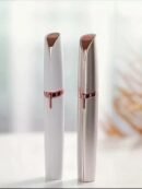 Electric Eyebrow Trimmer, Automatic, USB Charging, Rechargeable Lithium Battery 60mAh, Unscented, Abs Material, with Eyebrow Knife and Shaper (or Blade) for Women, Unisex Body Hair Remover