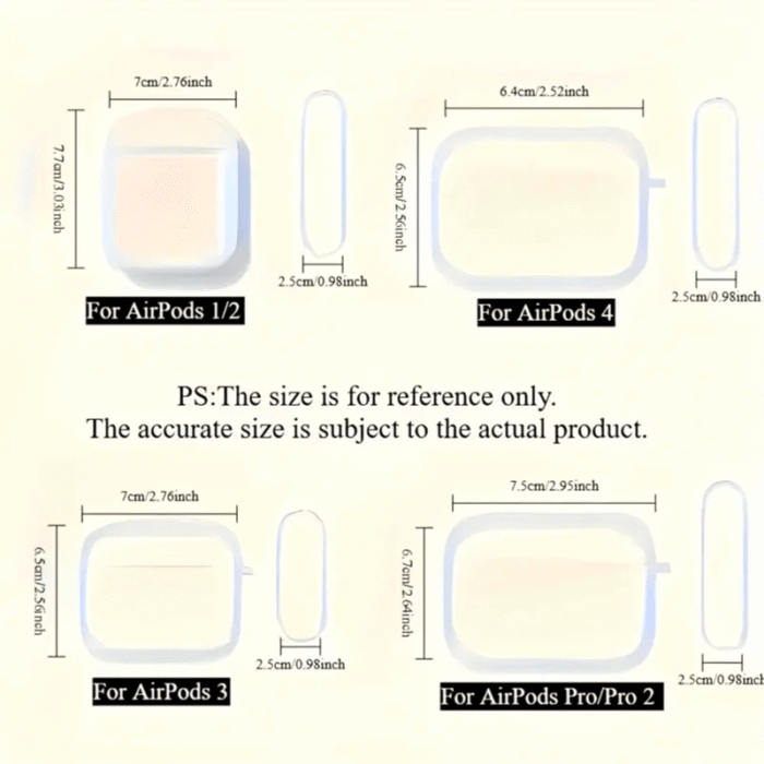 The 3D Pink Lamb Melody Is Compatible with The New 4Th Generation of for apple for airpods Wireless Earphone Case, for AirPods 1/2/3 Silicone Soft Case, And for airpods Pro/Pro 2, Airpod/epod/pod Case, Earphone Case - Image 6