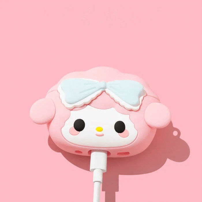 The 3D Pink Lamb Melody Is Compatible with The New 4Th Generation of for apple for airpods Wireless Earphone Case, for AirPods 1/2/3 Silicone Soft Case, And for airpods Pro/Pro 2, Airpod/epod/pod Case, Earphone Case - Image 5