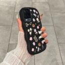 A54 4G LOVELY BEAR Flexible Case for OPPO A54 4G with Impact Resistant And Bracelet Features Suitable for Casual