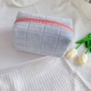 Cosmetic Storage Bag, Cosmetics Organizer Pillow Case - Chic Minimalist Design for Students and Women's Travel Makeup Bags & Cases. Suitable for Lipstick, Brushes, Skincare Products, Phones, Coins, Small Items; Ideal as Home Use or Gift with Multi-Functionality in Bohemian Style – Perfect Convenience on the Go! Zippered Packing Essentials for Camping
