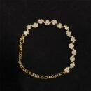 New Elegant Wedding Necklace, Earrings, And Bracelet Set for Brides, Perfect Accessories for Wedding Dresses.