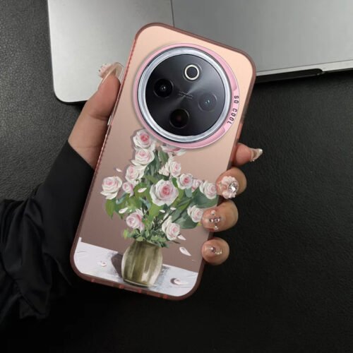 Phone Case for IQOO Z10 Featuring a Metal-Textured Raised Lens Frame, a Vibrant Back Cover, Full-Screen Floral Design, And a Youthful Color Scheme, Phone Case For Honor Magic, Cover Cellular Magic Lady, Case For Honor Magic, Honor X Smart Woman Case, Honor Magic Case, Phone Case, Handy Cover