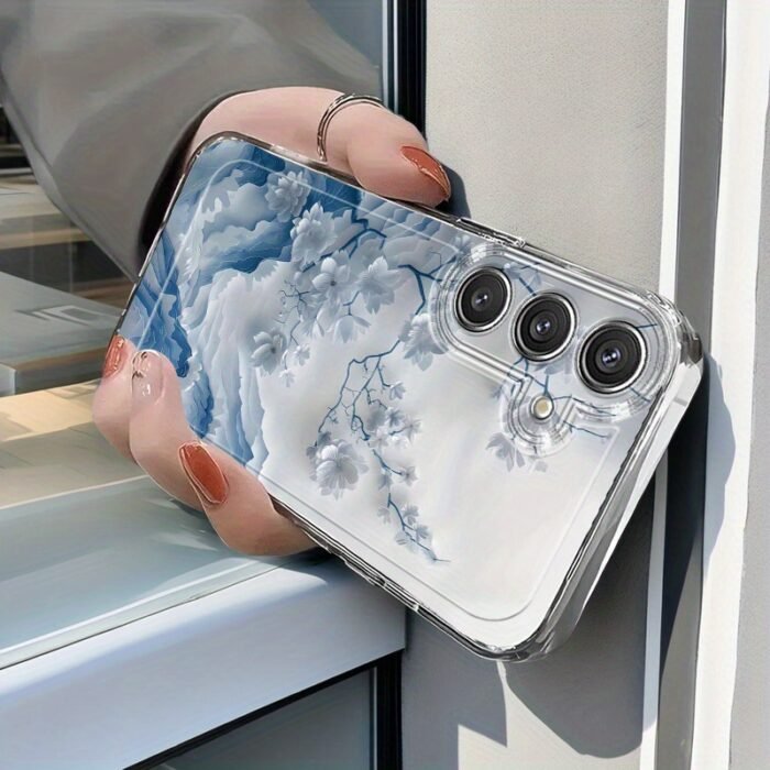 Fashionable Patterned Phone Cases Compatible with for samsung for galaxy A02, A03S, A04, A05S, A06, A13, A14, A15, A16 5G, A21S, A22, A23, A24, A25, A32, A34, A35, A50, A52, A53, A54, A55, A73, S21 Ultra, S22 Plus, S23+, S24 FE, S25. Cartoon Transparent Anti-Drop Full-Cover TPU Phone Case, Simple And Stylish Shockproof Soft Shell Protective Cover, a Unique And Creative Gift for Yourself Or - Image 5
