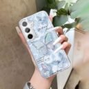 Beautiful Butterfly Phone Case Suitable for Samsung Galaxy A02 A03S A04 A05S A06 A13 A14 A15 A16 5G A21S A22 A23 A24 A25 A26 A32 A34 A35 A36 A50 A52 A53 A54 A55 A56 A73 S21 Ultra S22 Plus S23+ S24 FE S48 Cartoon Transparent Anti-Fall Full Coverage TPU Soft Shockproof Protective Creative Fashionable Shell
