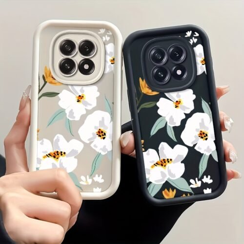 Retro Camellia Flower Phone Case Suitable for OPPO F29/F29 Pro Soft TPU Shockproof Full Coverage Back Cover Protective Phone Shell