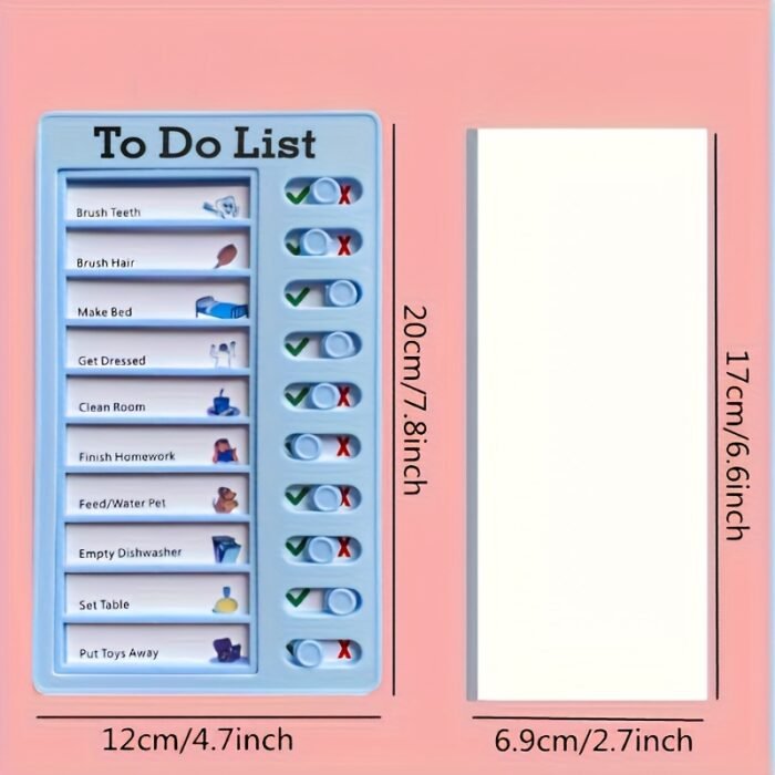 1pc Family Planner with Detachable Blank Pages & Chore Chart - Weekly Layouts, Habit Tracker, PVC Binder-like Cover - Undated Calendar Organizer for Adults, Home Management System with Labeled Sections (Durable, Portable, Easy-to-Use) - Minimalist Design with Color-Coded Tabs & Checkboxes - Daily Task Planner for Self-Discipline Tracking & Family Coordination - Compact & Flexible - Image 3