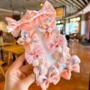 10pcs Candy Color Hair Barrettes Bowknot Shaped Hair Clips Flower Shaped Hair Fringe Clips For Women And  daily use
