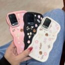 A54 4G LOVELY BEAR Flexible Case for OPPO A54 4G with Impact Resistant And Bracelet Features Suitable for Casual