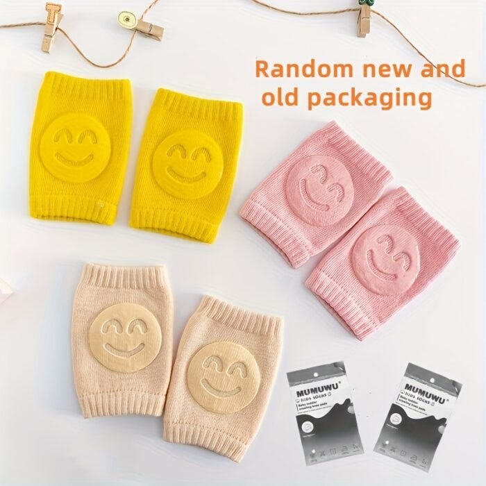 Four-Season Plush Baby Knee Pads with Adjustable Elastic Cuffs - Non-Slip Crawling & Walking Support for Infants, Soft Breathable Design in Light Blue, Yellow, Pink, Beige, Baby Knee Pads, Crawling Baby Gear, Playful Design, Comfortable Fit - Image 17