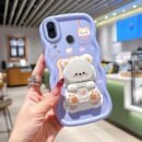 Playful Feline with a Bracket Design, This Lightweight Case for The Redmi Note 7 Offers a Comfortable Grip And Is Perfect for Entertainment